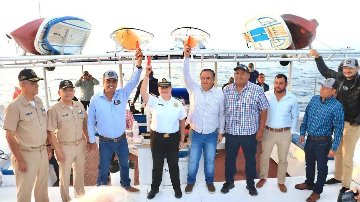 Disparo salida torneo de pesca Los Cabos